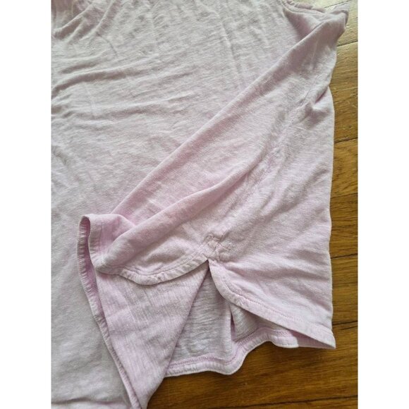 Eileen Fisher Hemp Organic Cotton Twist Scoop Neck Shell Top Pink S/P A001076 - Picture 4 of 9